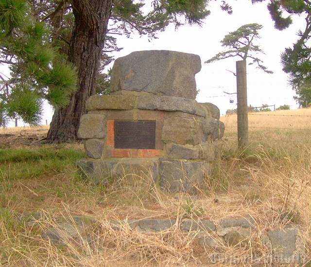 Memorial Cairn To the Early 1800's Settlers on Jamieson Street Corinella Victoria