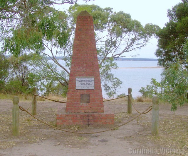1840 Strzelecki  Monument Memorial at Corinella Victoria 