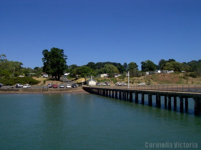 Corinella Pier and car park views