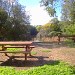 Picnic tables at the fresh water lake on the Corinella walking track